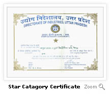 Star Category Certificate